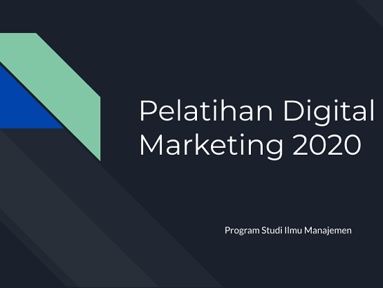 Pelatihan Digital Marketing 2020